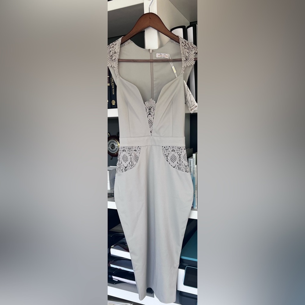 Oh Polly grey dress
